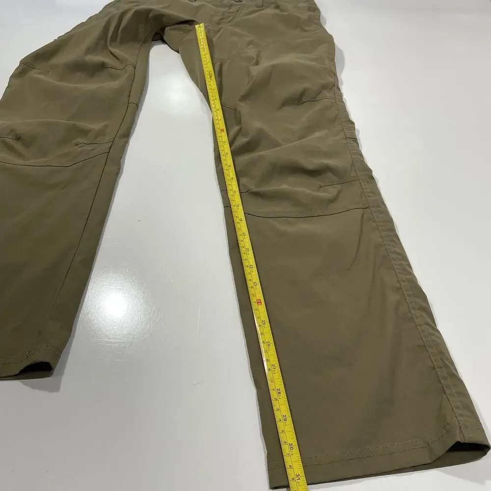 KUHL Mens Hiking Pants Beige Size 30x32 Nylon Spandex Blend Outdoors Preformance